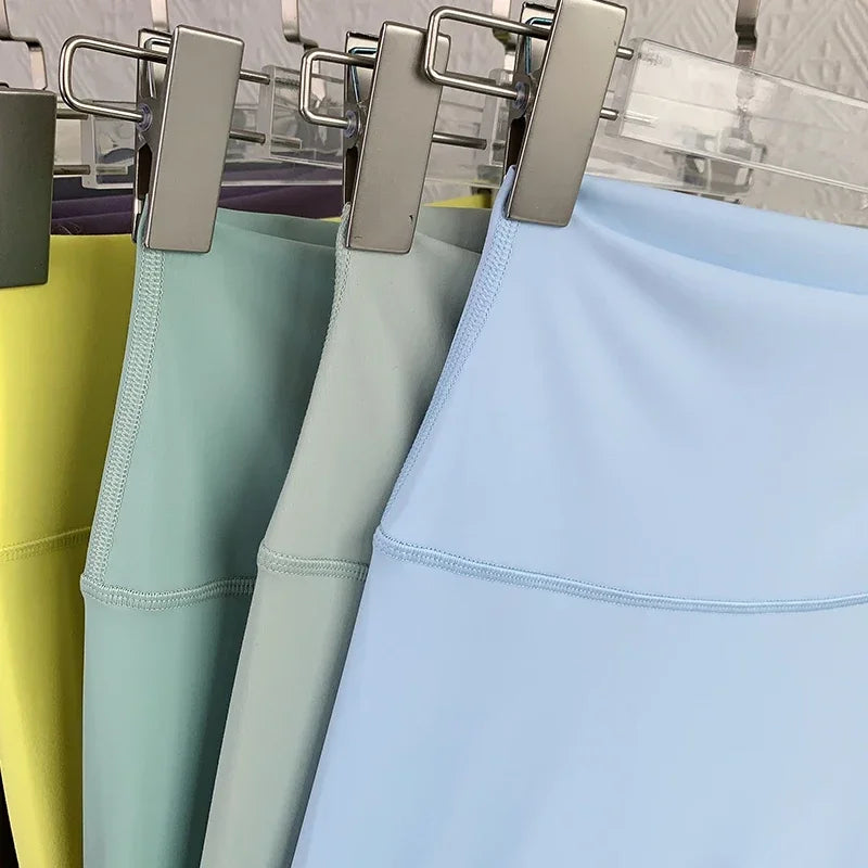 Yoga Leggings High Waist Breathable Quick Drying Yoga Pants Fitness Running Cycling Workout Gym Clothing