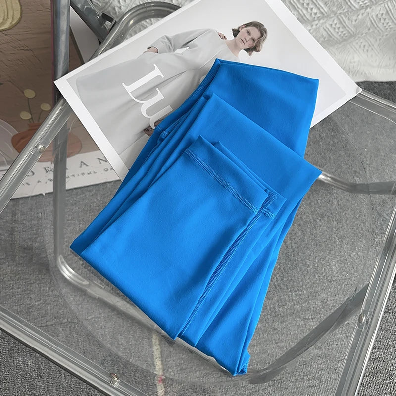 Yoga Leggings High Waist Breathable Quick Drying Yoga Pants Fitness Running Cycling Workout Gym Clothing