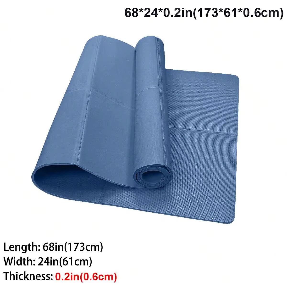 Foldable Yoga Mat Eco Friendly EVA Folding Travel Fitness Exercise Mat 3Mm/4Mm/6Mm Thicknesses for Yoga Pilates & Floor Workouts