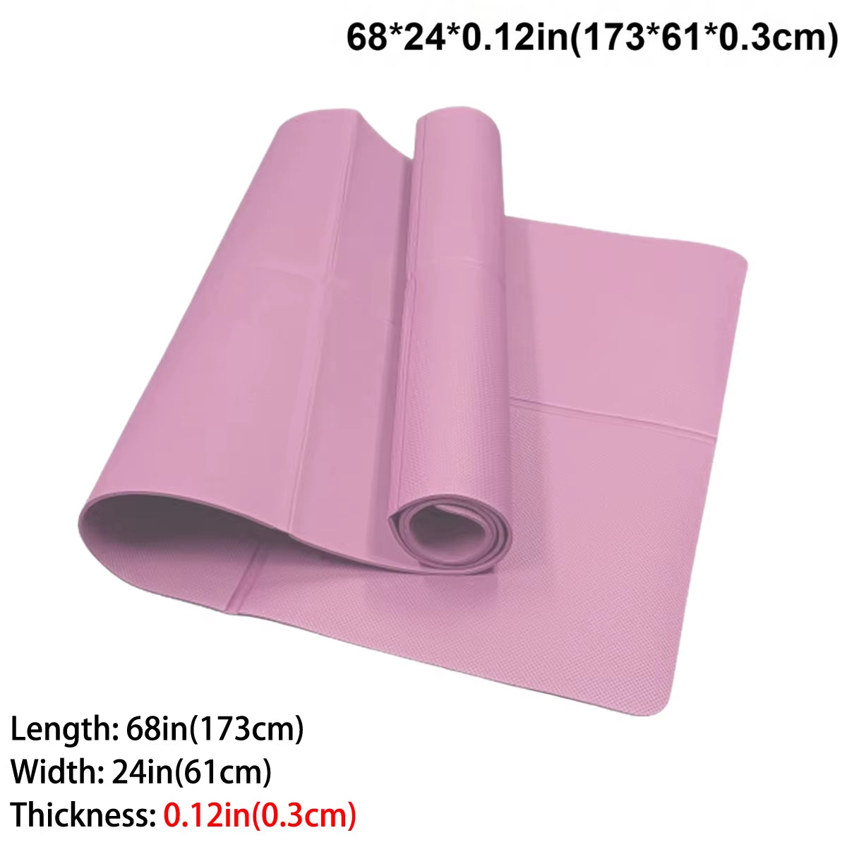 Foldable Yoga Mat Eco Friendly EVA Folding Travel Fitness Exercise Mat 3Mm/4Mm/6Mm Thicknesses for Yoga Pilates & Floor Workouts